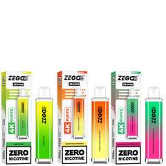 ZEGO ZE 4000 PUFFS DISPOSABLE VAPE NICOTINE FREE
