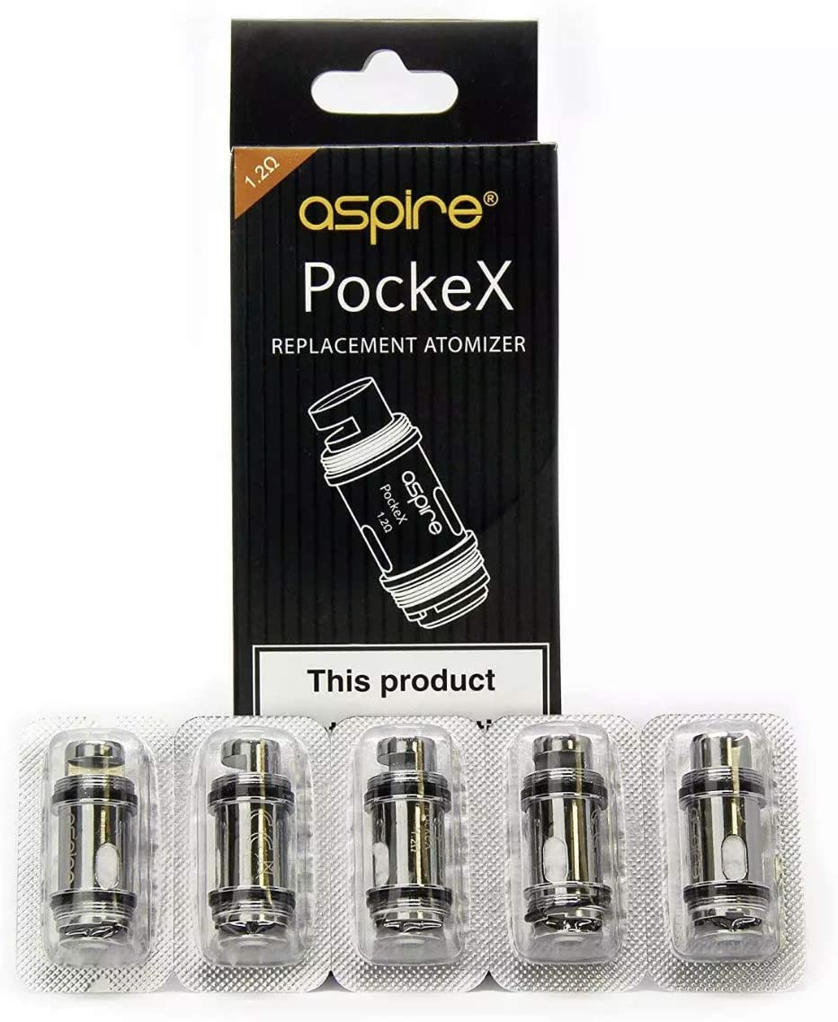Aspire PockeX 1.2Ω & 0.6Ω Replacement Coils