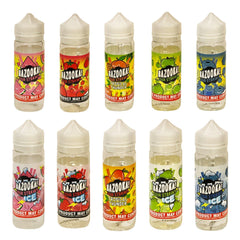 Bazooka Sour Straws & Thunder Tropical E liquid 100ml Shortfill