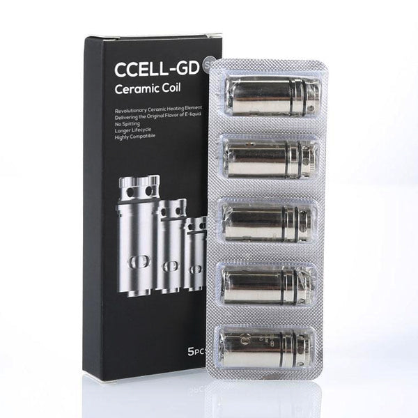 VAPORESSO cCELL GD SS CERAMIC COILS 0.5ohm 0.6ohm COILS HEAD