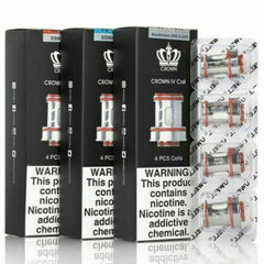 Uwell Crown 4 (IV) - 0.2Ω, 0.4Ω, 0.23Ω & 0.25Ω Mesh Replacement Coils