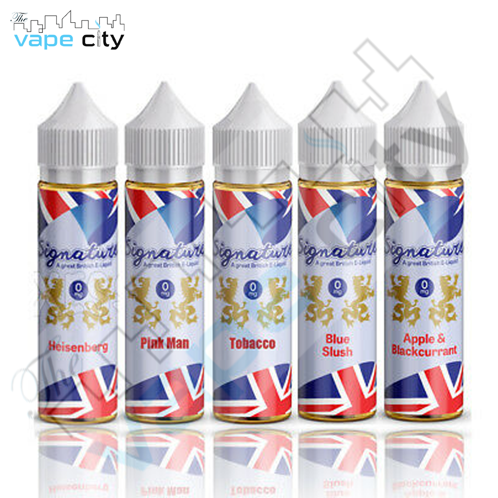 Signature Premium 60ml E Liquid Vape Juice 50/50 VG/PG with free Nic s The Vape City Ltd Signature Premium 60ml E Liquid Vape Juice 50/50 VG/PG with free Nic s The Vape City Ltd