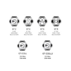 VAPORESSO GT1 GT2 GT4 GT6 GT8 - Mesh - CCELL 2 - GT4 CCELL Replacement Coils
