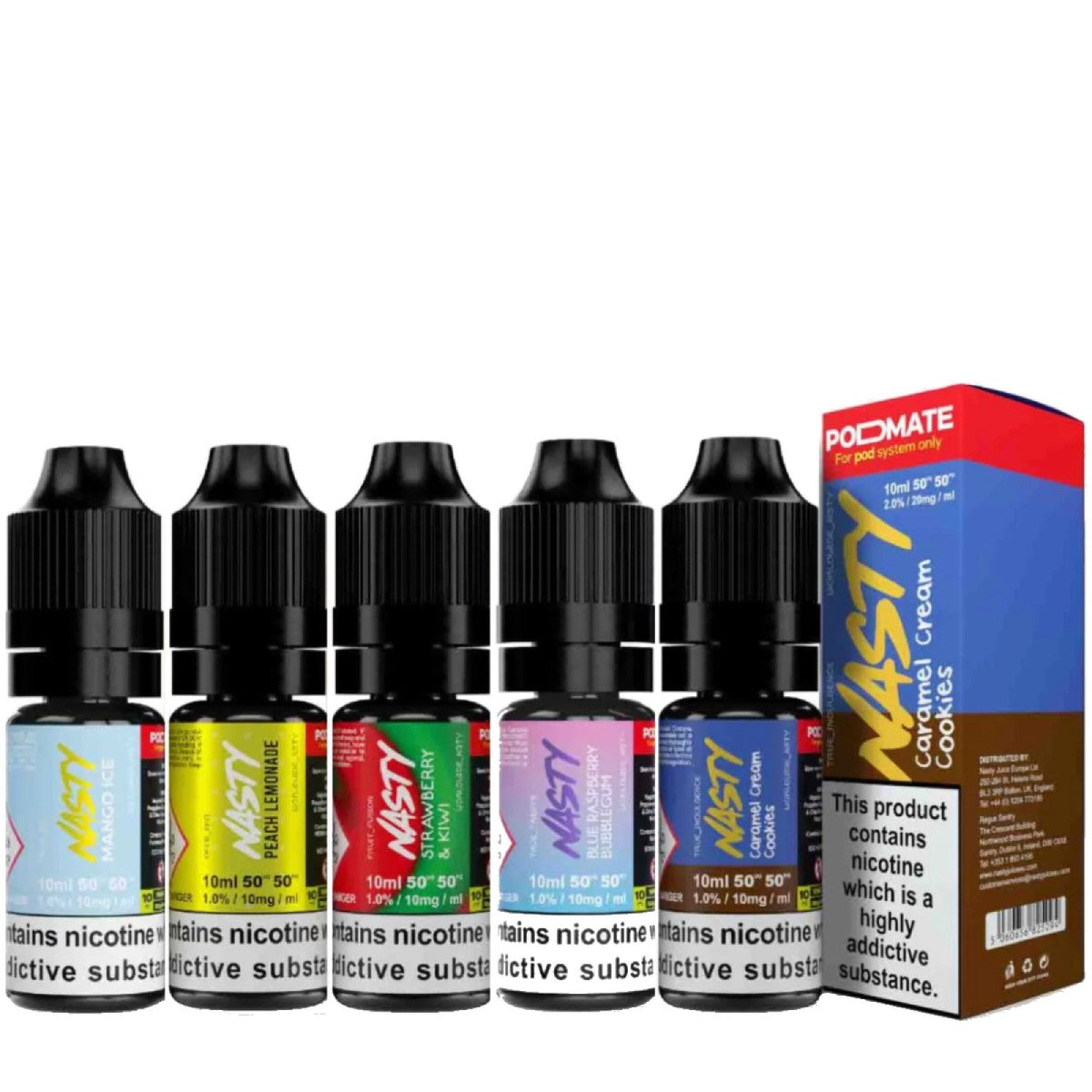 Nasty Podmate 10ml Nic Salt E-Liquid 10mg  20mg