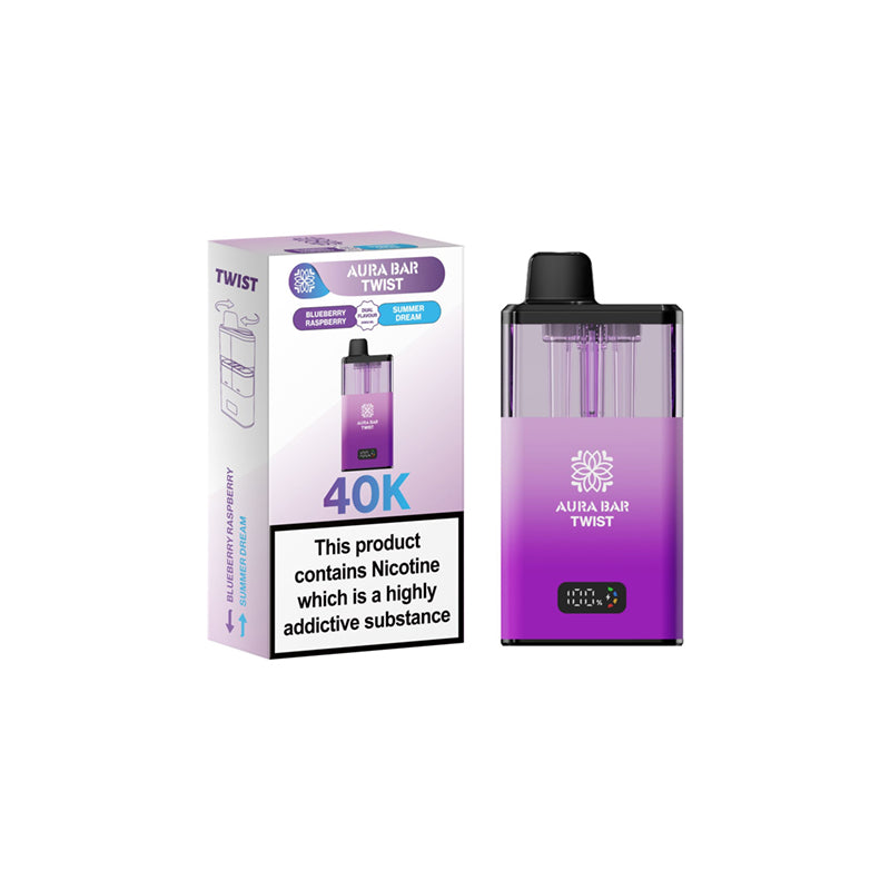 Aura-Bar-Twist-40K-Pod-Vape-Kit-Blueberry-Raspberry-Summer-Dream