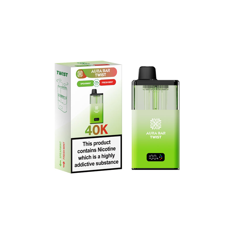 Aura-Bar-Twist-40K-Pod-Vape-Kit-Spearmint-Fresh-Mint