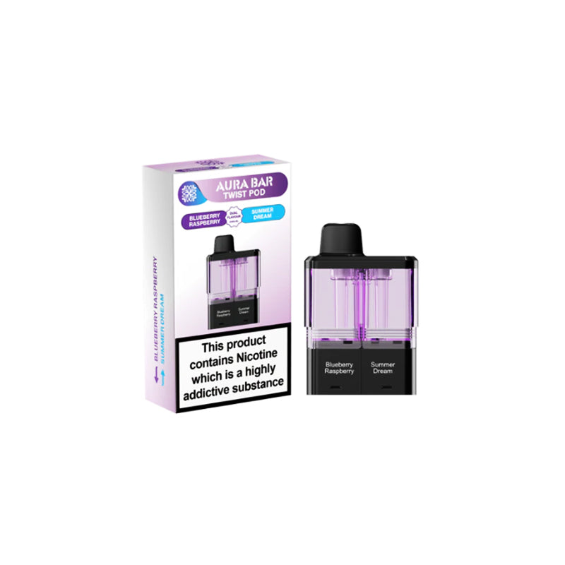 Aura-Bar-twist-40K-Prefilled-Pods-Blueberry-Raspberry-Summer-Dream