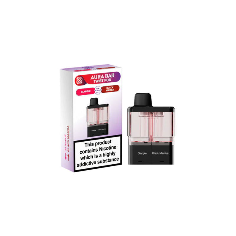 Aura-Bar-twist-40K-Prefilled-Pods-Slapple-Black-Mamba