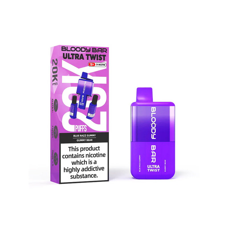 Bloody Bar Ultra Twist 20K 20mg Replaceable Prefilled Pod Vape Kit
