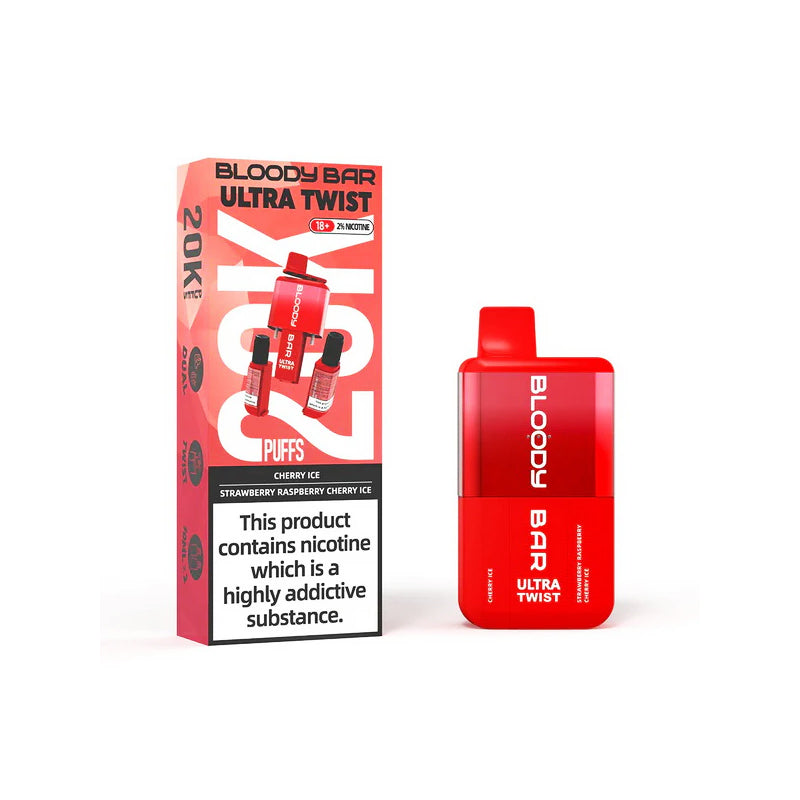 Bloody Bar Ultra Twist 20K 20mg Replaceable Prefilled Pod Vape Kit