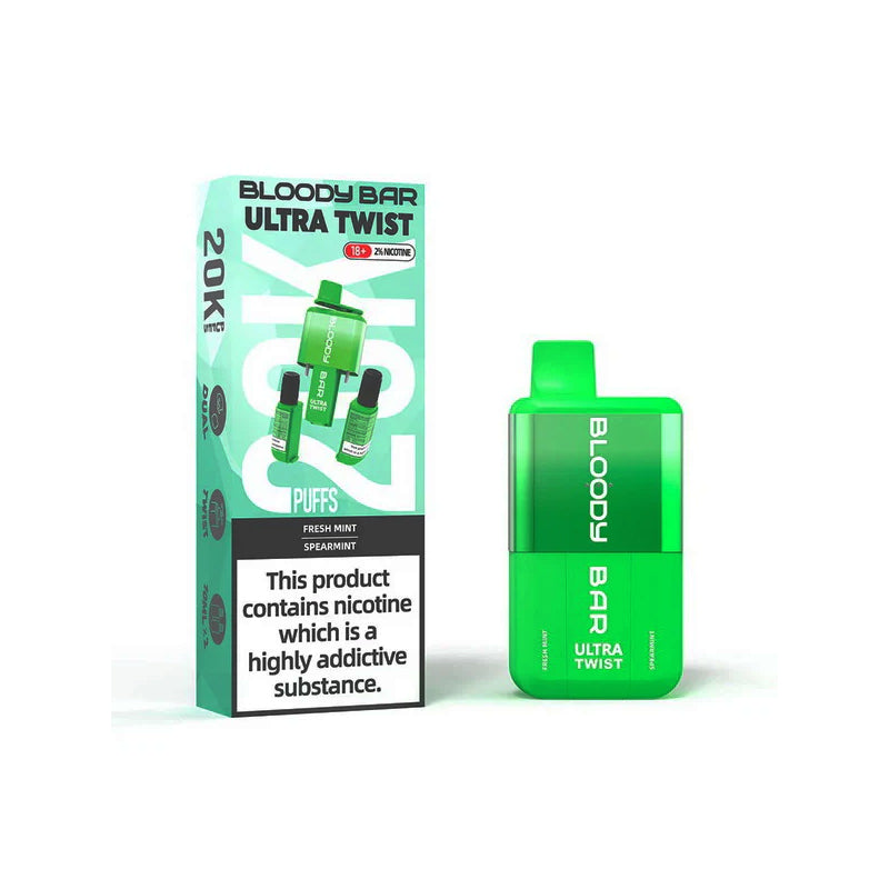 Bloody Bar Ultra Twist 20K 20mg Replaceable Prefilled Pod Vape Kit