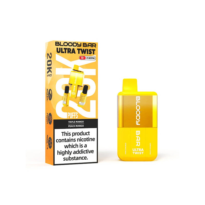 Bloody Bar Ultra Twist 20K 20mg Replaceable Prefilled Pod Vape Kit