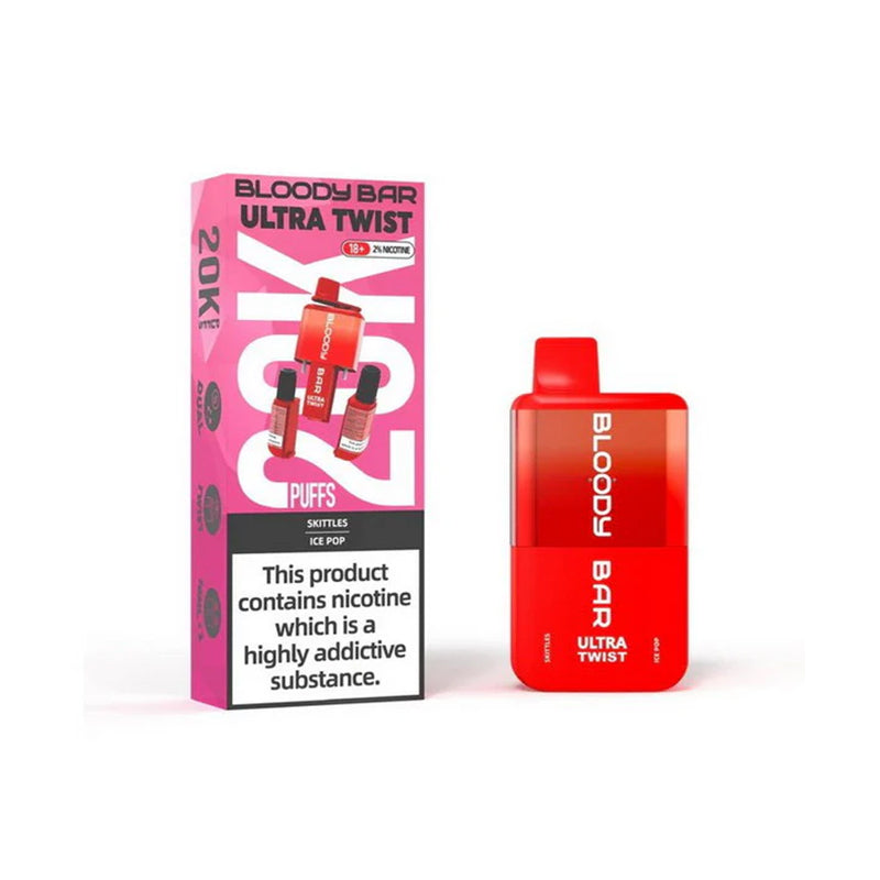 Bloody Bar Ultra Twist 20K 20mg Replaceable Prefilled Pod Vape Kit