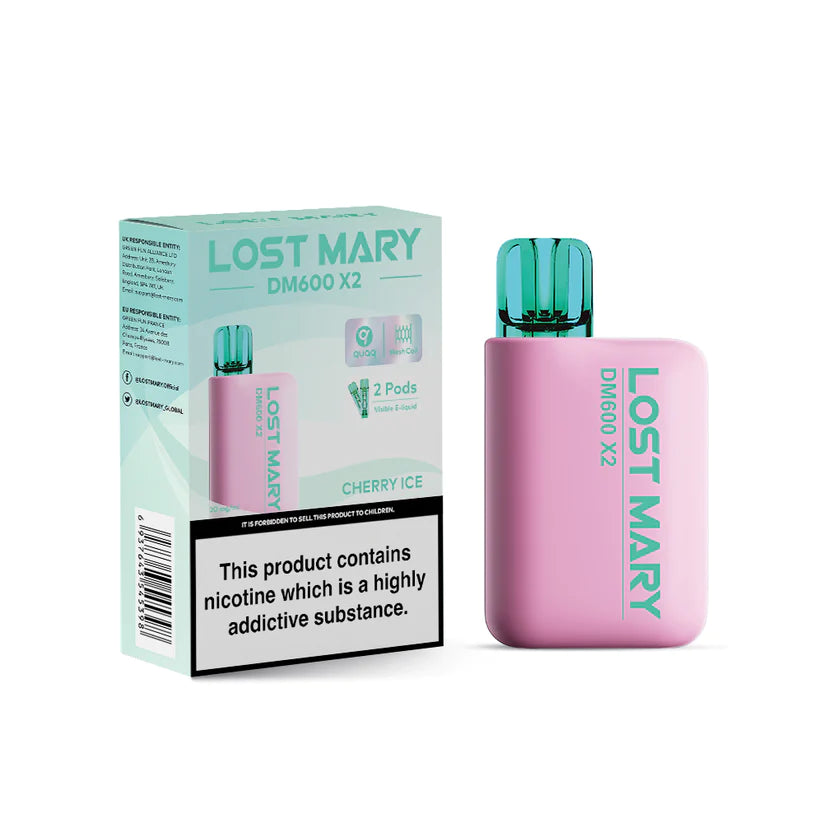 LOST MARY DM600 X2 DISPOSABLE VAPE POD KIT 1200 puffs