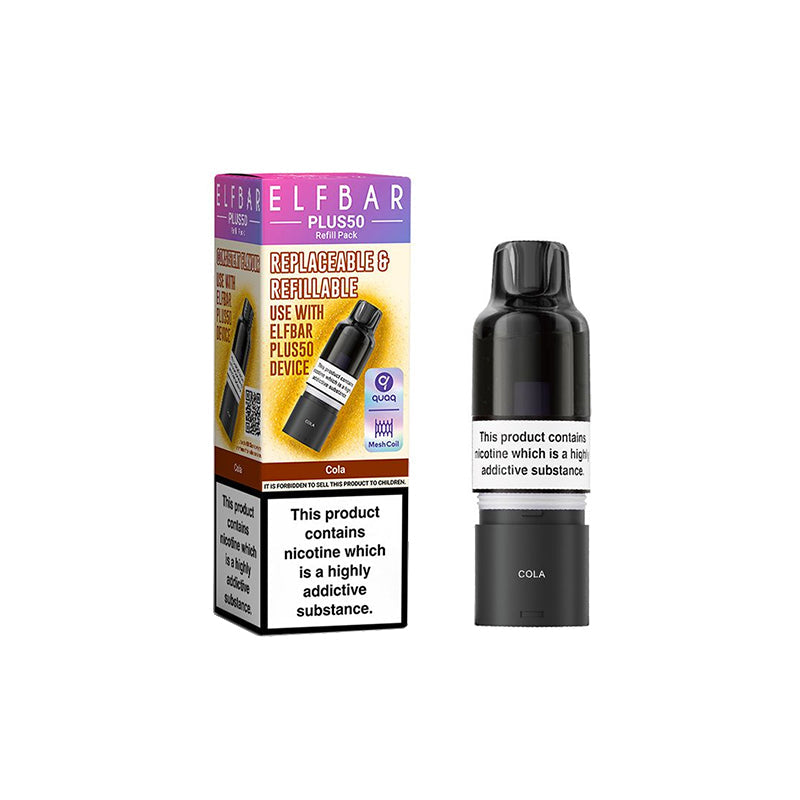 Elf Bar Plus 50 Prefilled Replacement Pods