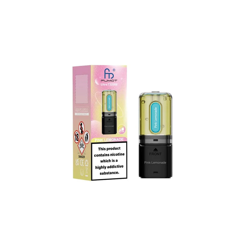 Fumot-Ultra-T32000-Prefileed-Pods-Pink-Lemonade