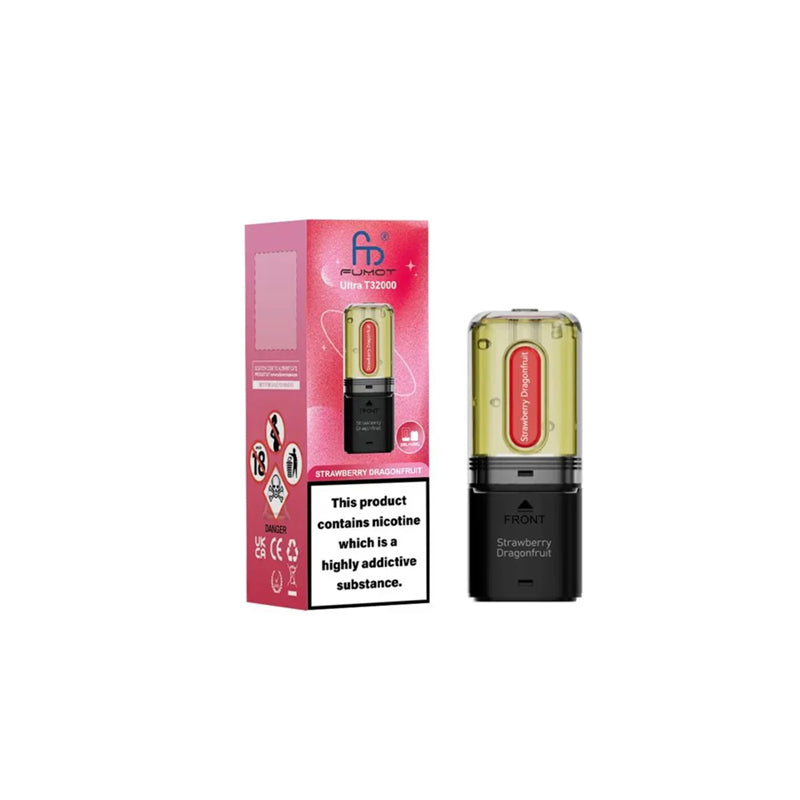 Fumot-Ultra-T32000-Prefileed-Pods-Strawberry-Drogonfruit