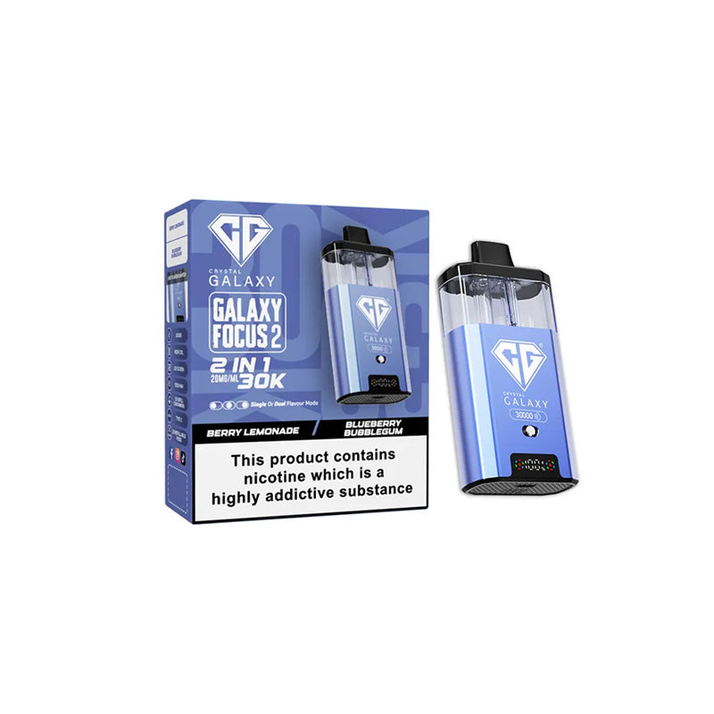 Crystal Galaxy Focus 2 30K 20mg Replaceable Prefilled Pod Vape Kit