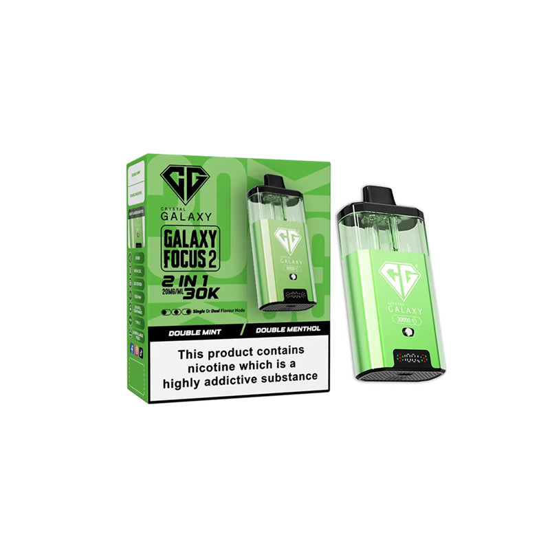 Crystal Galaxy Focus 2 30K 20mg Replaceable Prefilled Pod Vape Kit