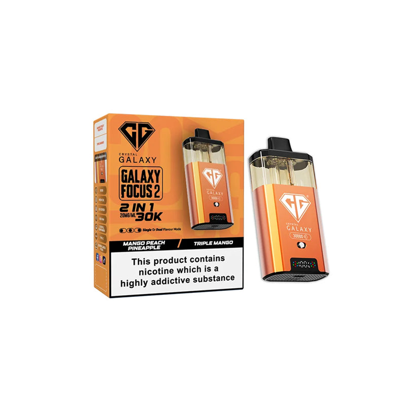 Crystal Galaxy Focus 2 30K 20mg Replaceable Prefilled Pod Vape Kit