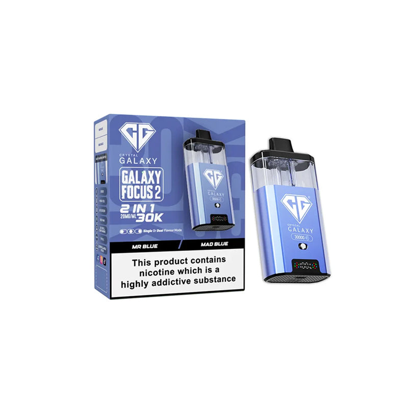 Crystal Galaxy Focus 2 30K 20mg Replaceable Prefilled Pod Vape Kit