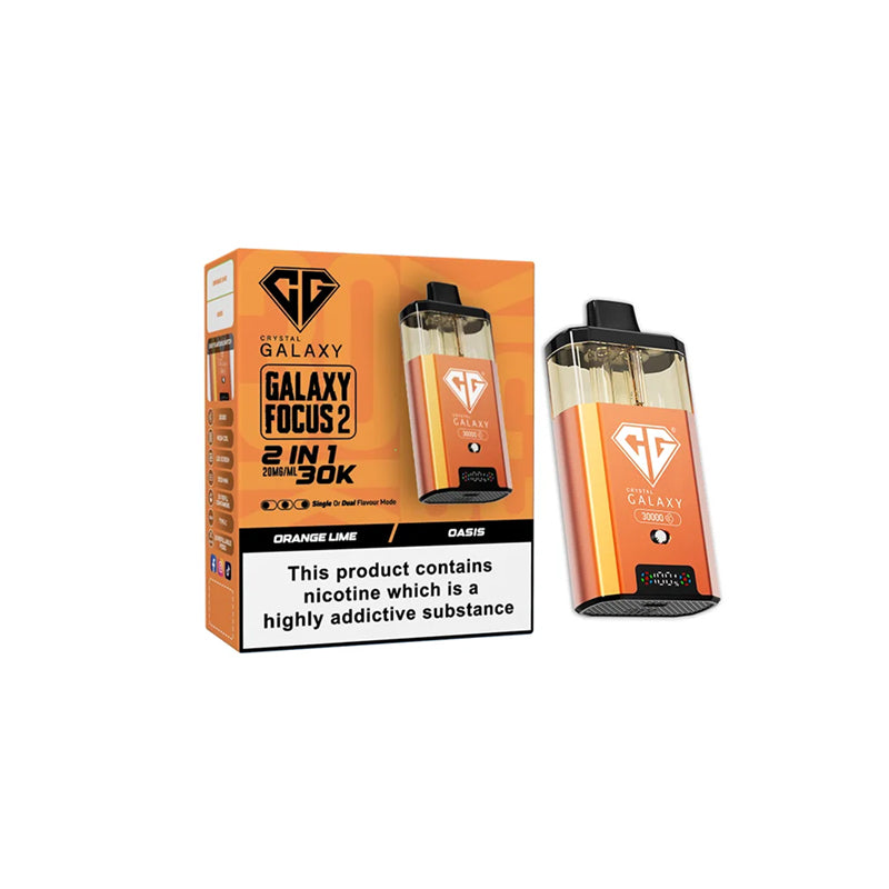 Crystal Galaxy Focus 2 30K 20mg Replaceable Prefilled Pod Vape Kit