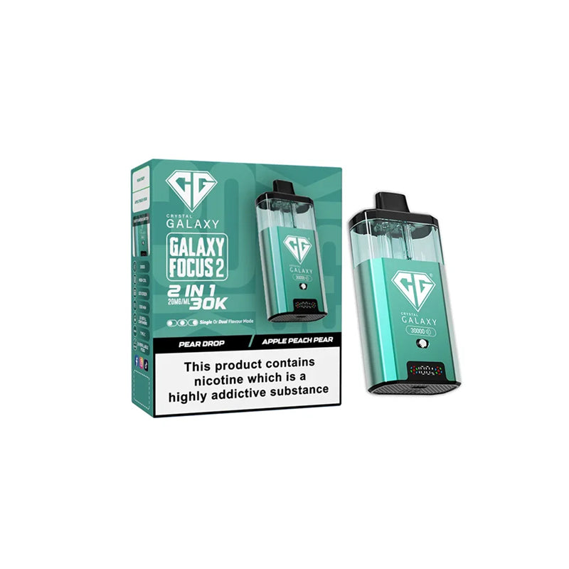 Crystal Galaxy Focus 2 30K 20mg Replaceable Prefilled Pod Vape Kit