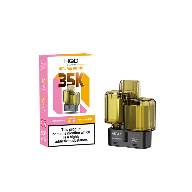 HDQ Glow Air 35K 20mg Prefilled Replacement Pods (Pack of 5)