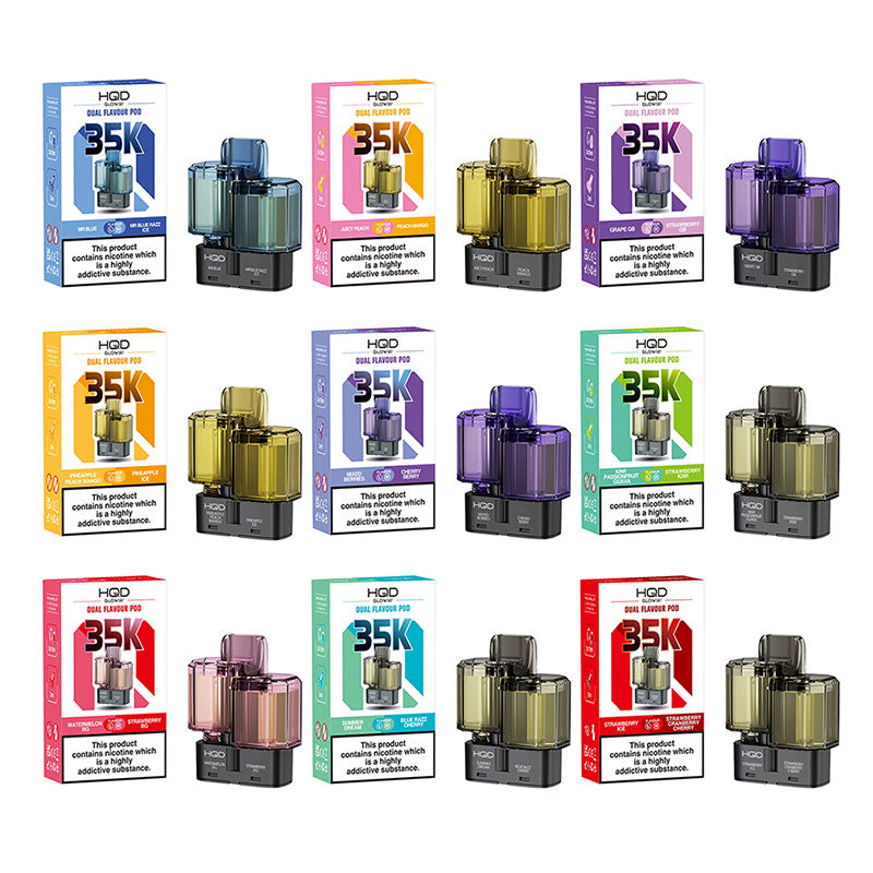 HDQ Glow Air 35K 20mg Prefilled Replacement Pods