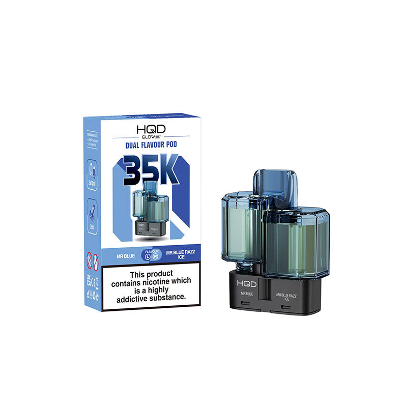 HDQ Glow Air 35K 20mg Prefilled Replacement Pods