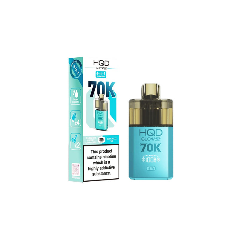 HQD Glow Air 70K 20mg Prefilled Pod Vape Kit