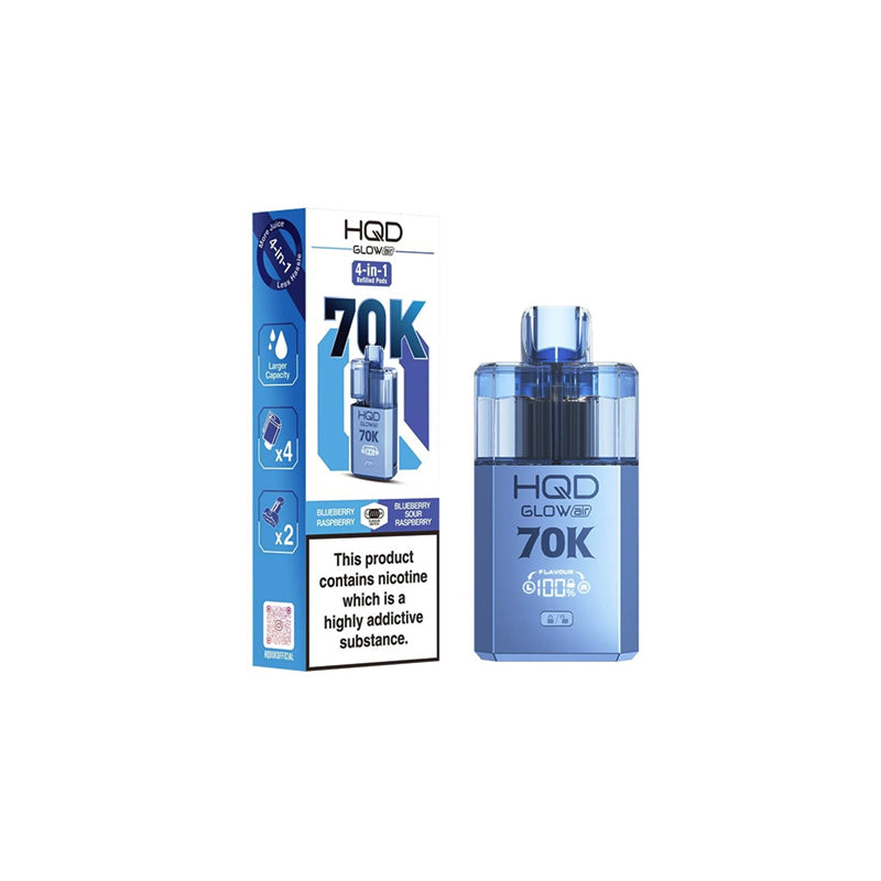 HQD Glow Air 70K 20mg Prefilled Pod Vape Kit