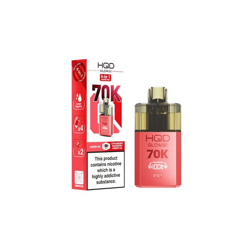 HQD Glow Air 70K 20mg Prefilled Pod Vape Kit
