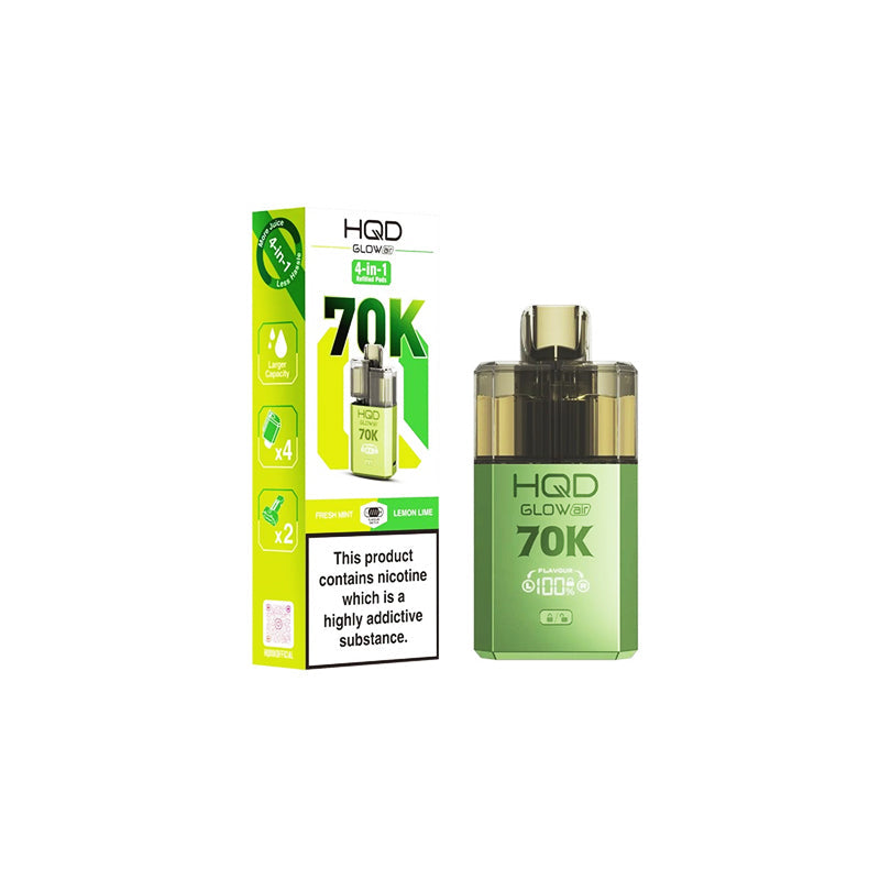 HQD Glow Air 70K 20mg Prefilled Pod Vape Kit