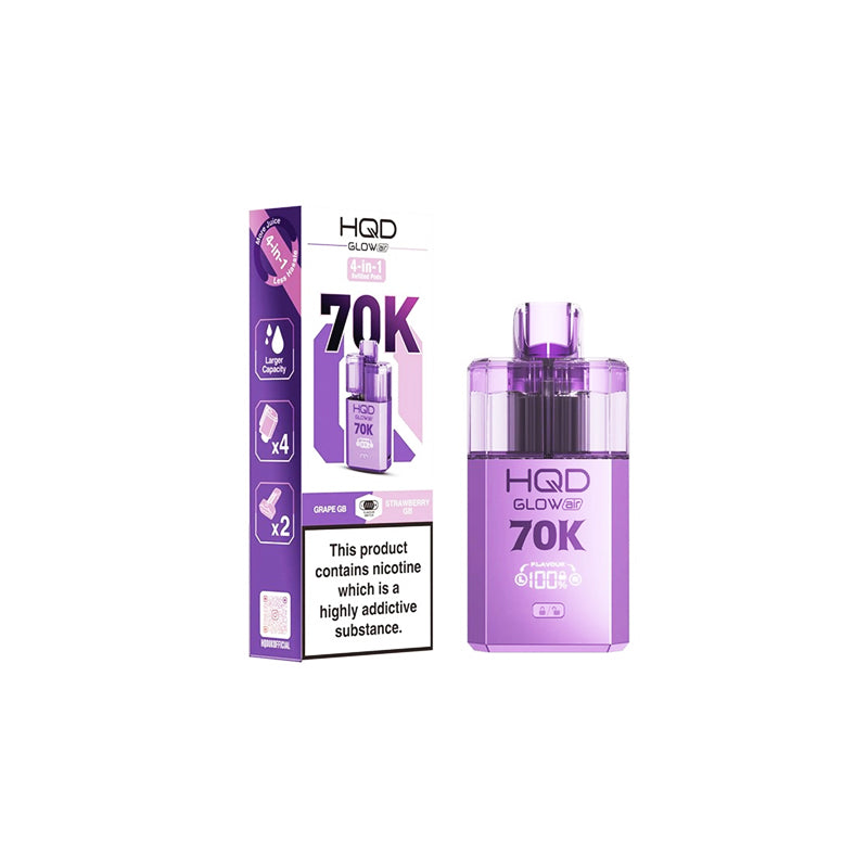 HQD Glow Air 70K 20mg Prefilled Pod Vape Kit