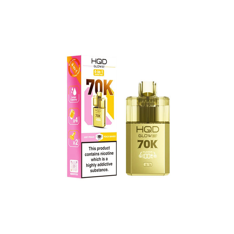HQD Glow Air 70K 20mg Prefilled Pod Vape Kit