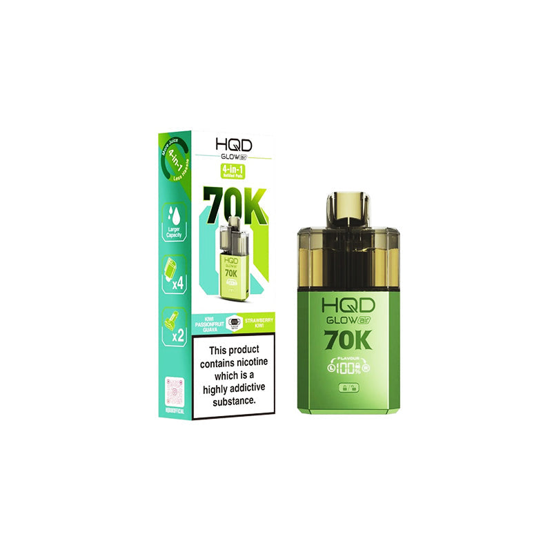 HQD Glow Air 70K 20mg Prefilled Pod Vape Kit