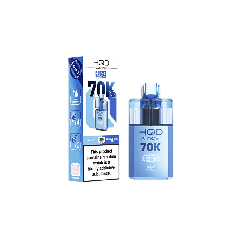 HQD Glow Air 70K 20mg Prefilled Pod Vape Kit
