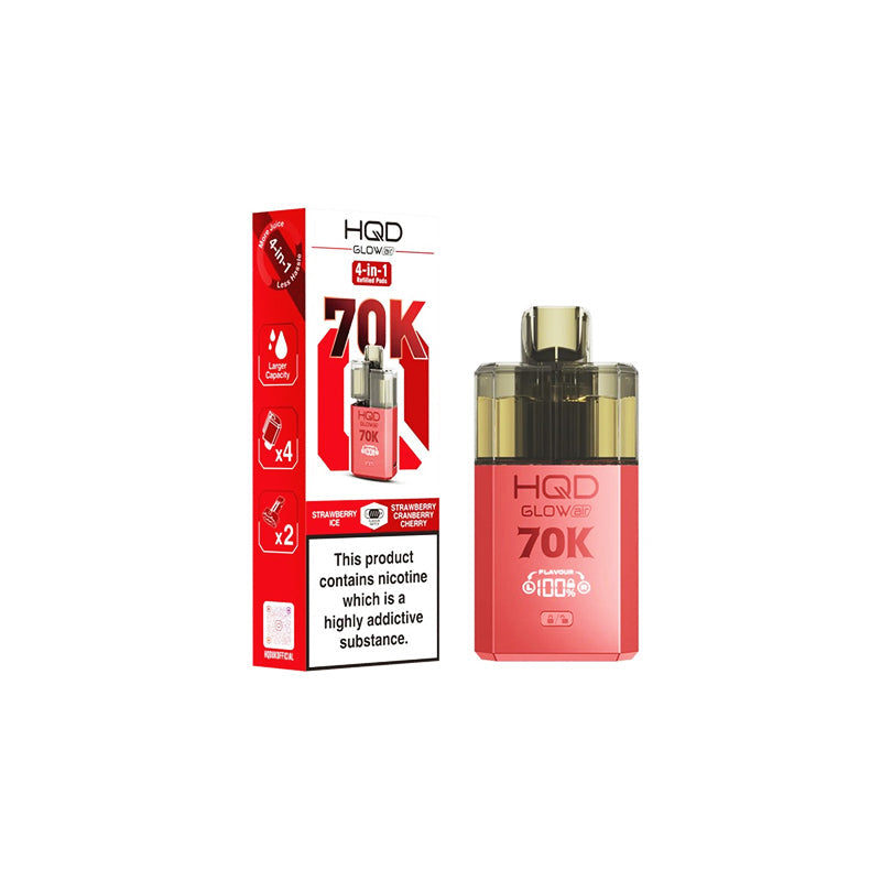 HQD Glow Air 70K 20mg Prefilled Pod Vape Kit