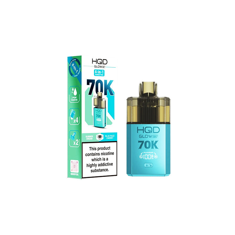 HQD Glow Air 70K 20mg Prefilled Pod Vape Kit