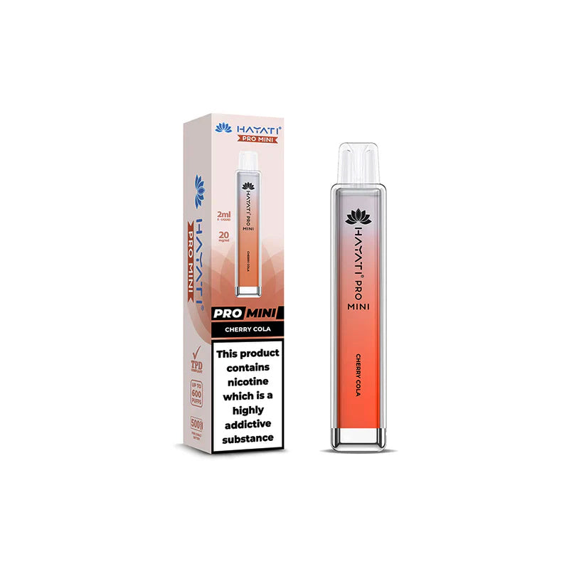 Hayati Pro Mini 600 Puffs 20mg Disposable Vape Kit (Box of 10)
