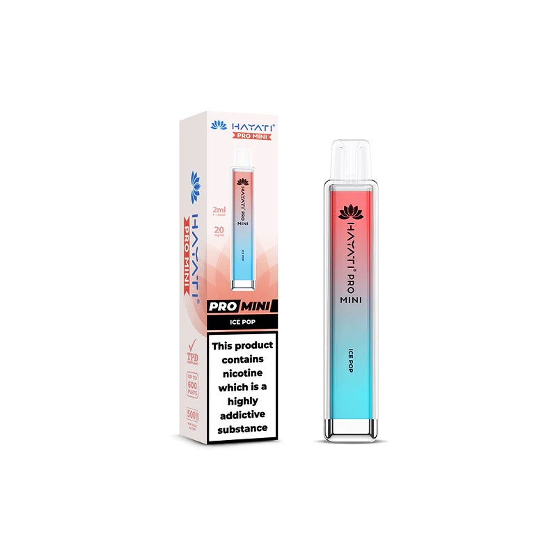 Hayati Pro Mini 600 Puffs 20mg Disposable Vape Kit (Box of 10)