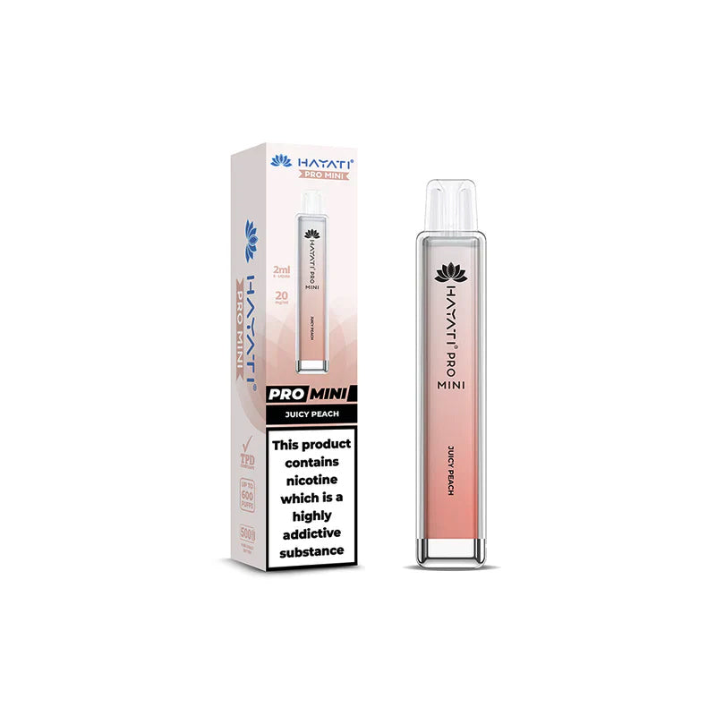 Hayati Pro Mini 600 Puffs 20mg Disposable Vape Kit (Box of 10)