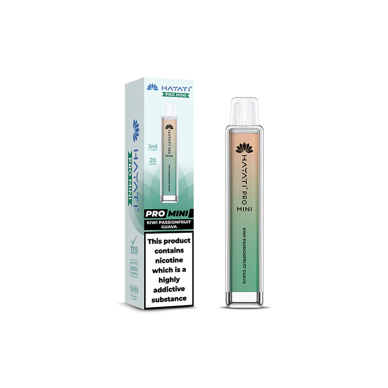 Hayati Pro Mini 600 Puffs 20mg Disposable Vape Kit (Box of 10)