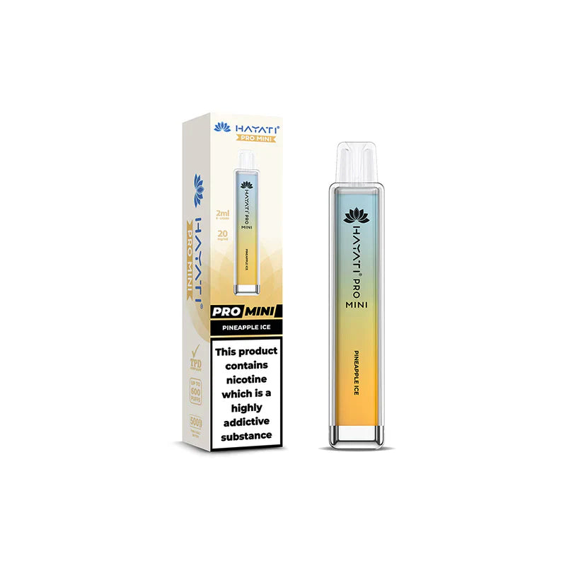 Hayati Pro Mini 600 Puffs 20mg Disposable Vape Kit (Box of 10)