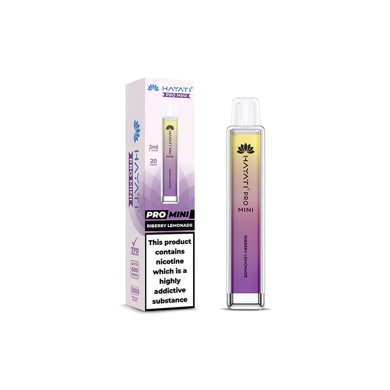 Hayati Pro Mini 600 Puffs 20mg Disposable Vape Kit (Box of 10)