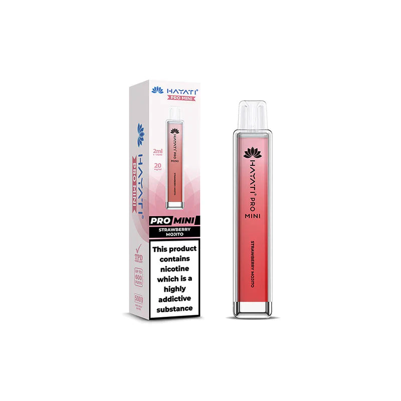 Hayati Pro Mini 600 Puffs 20mg Disposable Vape Kit (Box of 10)