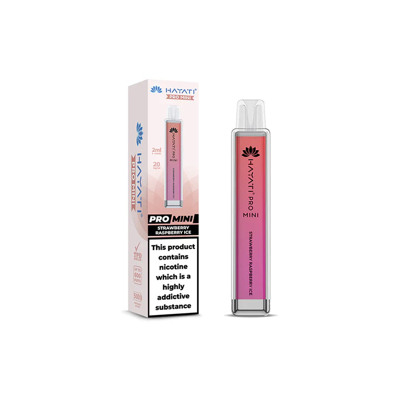 Hayati Pro Mini 600 Puffs 20mg Disposable Vape Kit (Box of 10)
