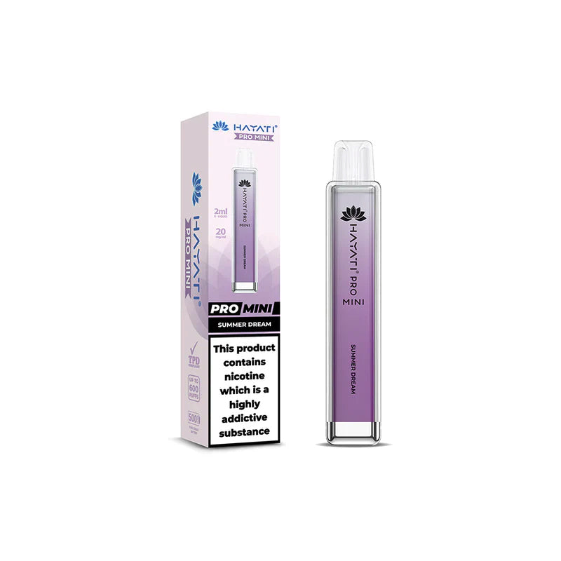 Hayati Pro Mini 600 Puffs 20mg Disposable Vape Kit (Box of 10)