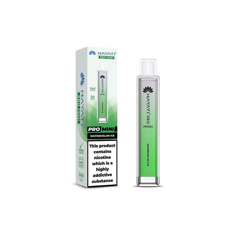 Hayati Pro Mini 600 Puffs 20mg Disposable Vape Kit (Box of 10)